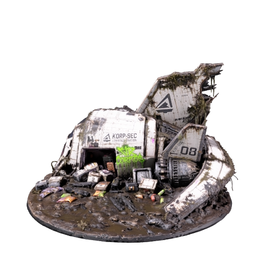 Crashed Drone Hulk